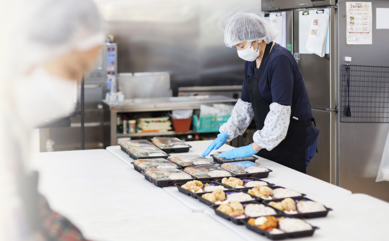お弁当の製造のイメージ写真